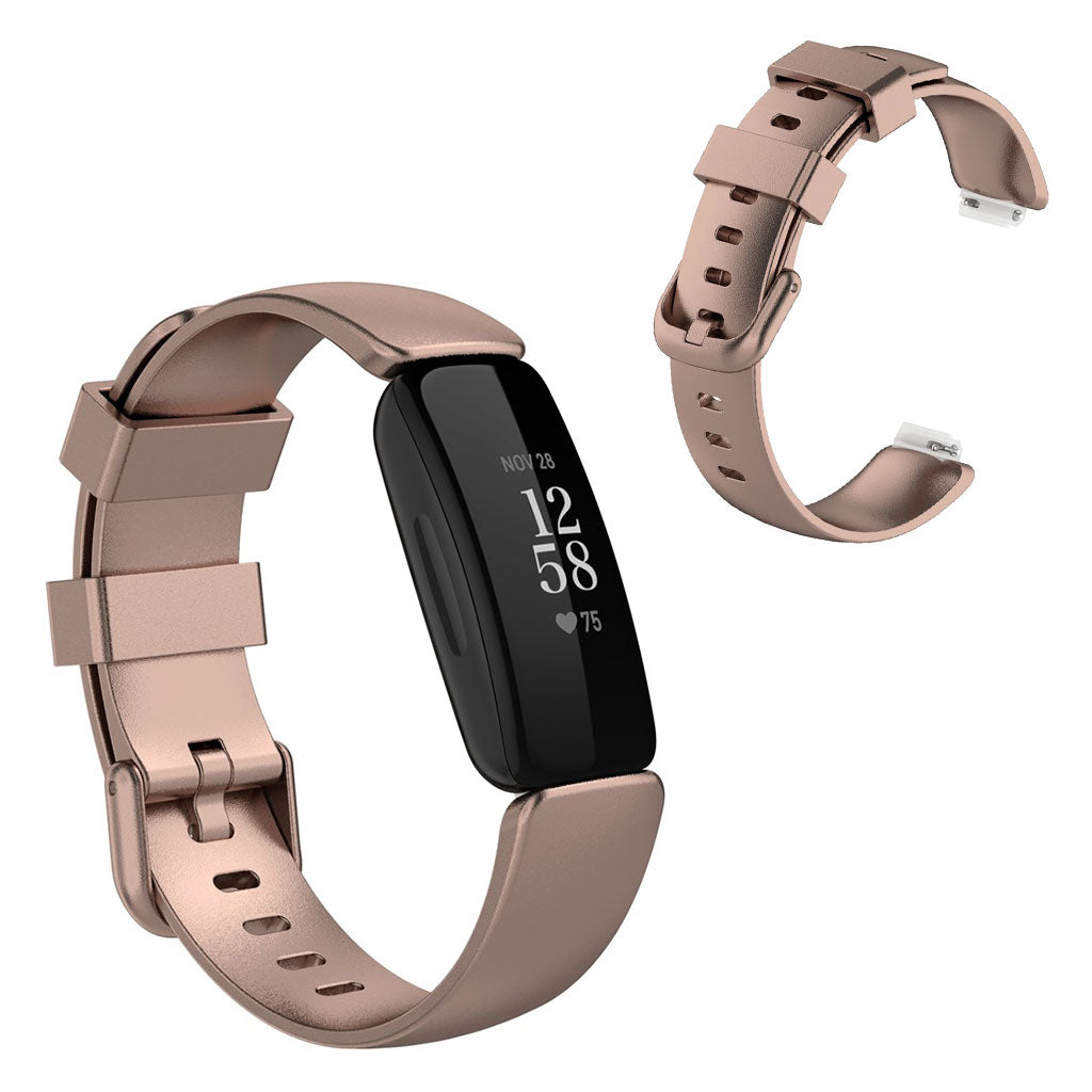 Komfortabel Fitbit Inspire 2 Silikone Rem - Størrelse: L - Pink#serie_7