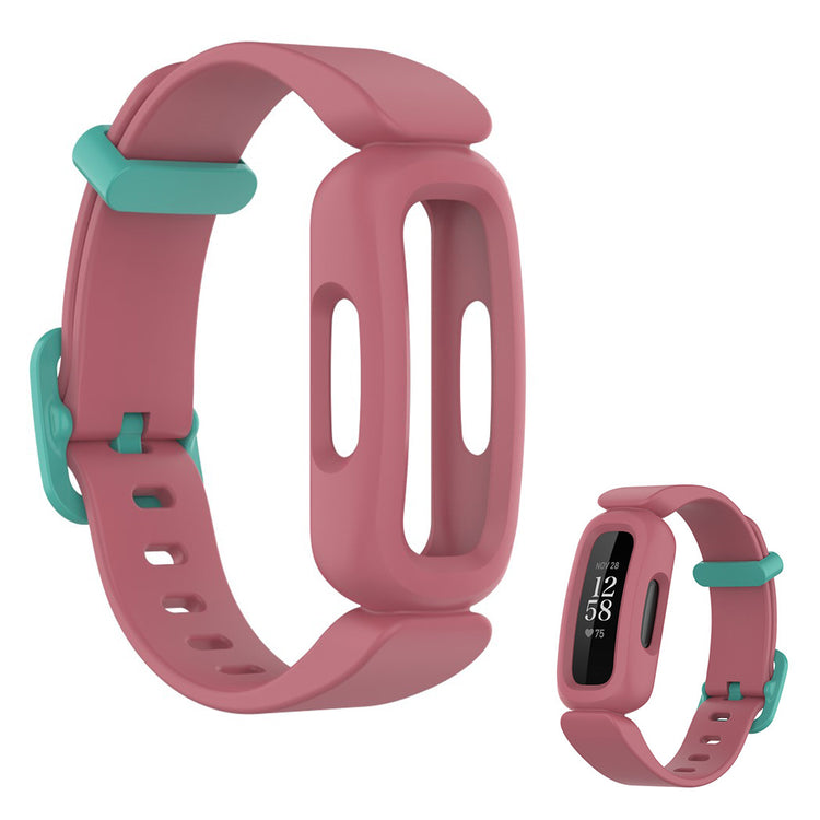 Komfortabel Fitbit Ace 3 / Fitbit Inspire 2 Silikone Rem - Rød#serie_15