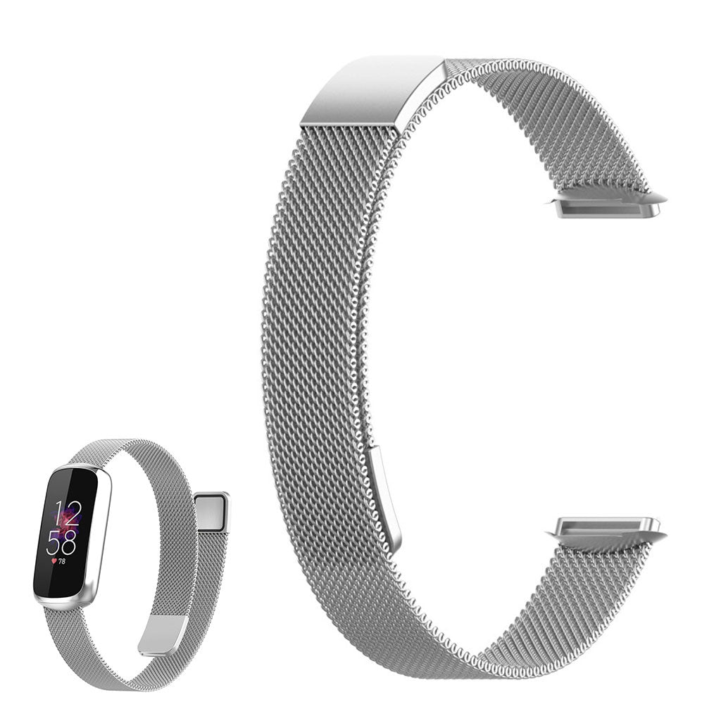 Super cool Fitbit Luxe Metal Rem - Sølv#serie_5