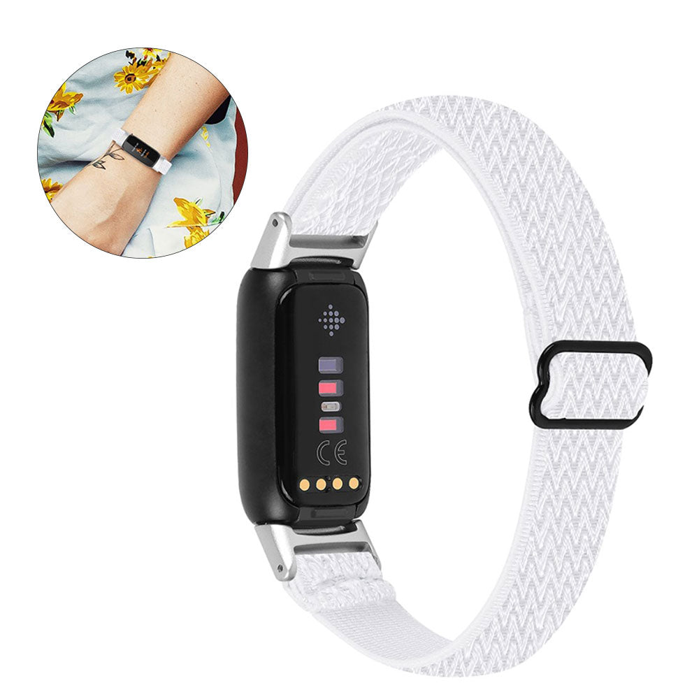 Udsøgt Fitbit Luxe Nylon Rem - Hvid#serie_1