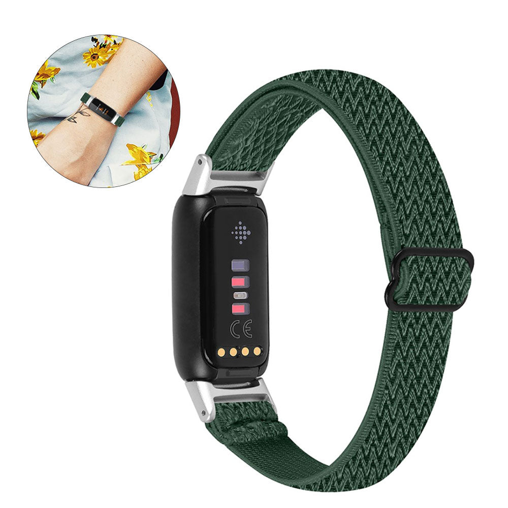 Udsøgt Fitbit Luxe Nylon Rem - Grøn#serie_8