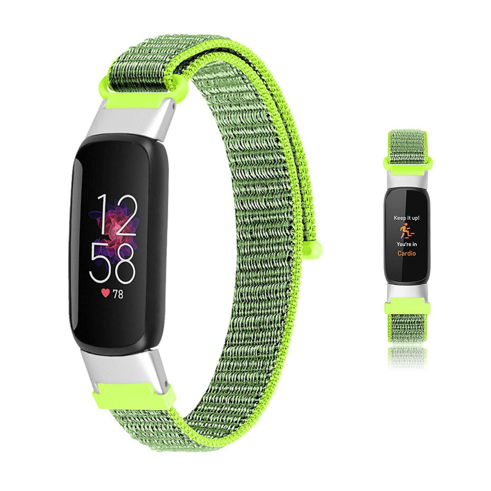 Slidstærk Fitbit Luxe Nylon Rem - Gul#serie_7