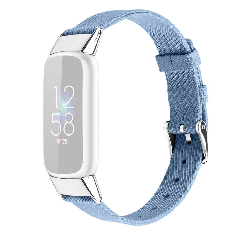 Super godt Fitbit Luxe Nylon Rem - Størrelse: L - Blå#serie_13