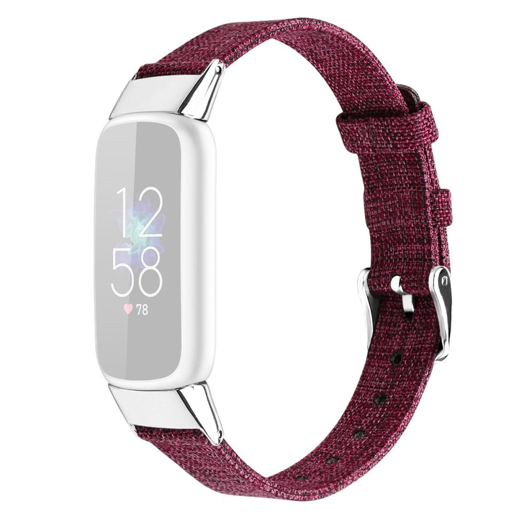 Super godt Fitbit Luxe Nylon Rem - Størrelse: L - Lilla#serie_20