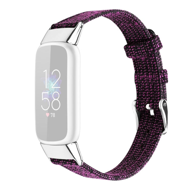 Super godt Fitbit Luxe Nylon Rem - Størrelse: L - Lilla#serie_8