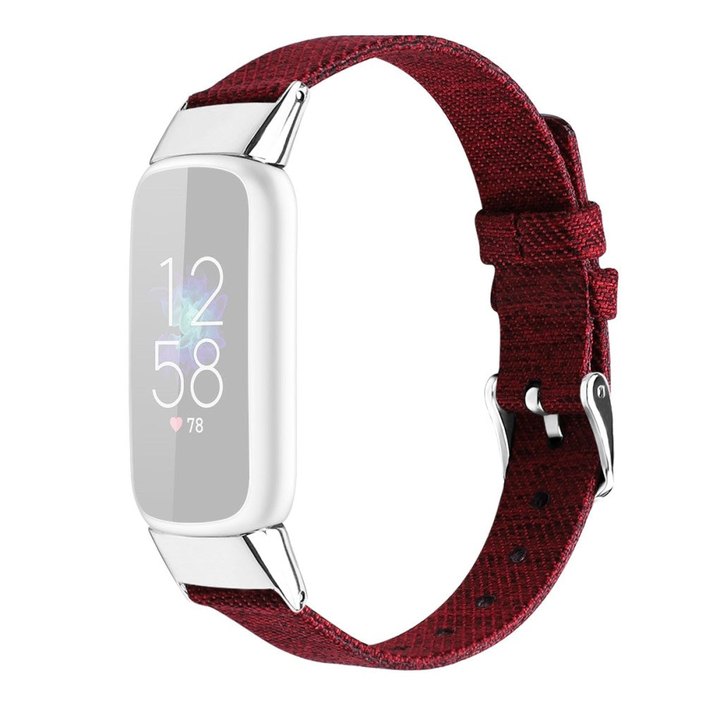 Super godt Fitbit Luxe Nylon Rem - Størrelse: L - Rød#serie_9