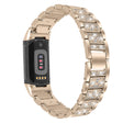 Bracelet Fitbit Charge 5 en métal et strass très soigné