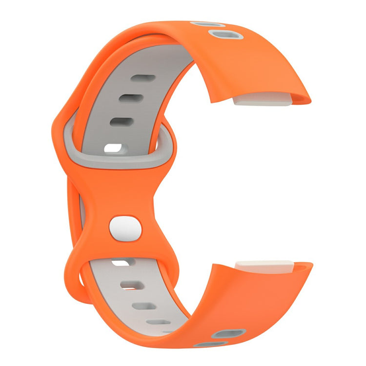 Rigtigt rart Fitbit Charge 5 Silikone Urrem - Orange#serie_3