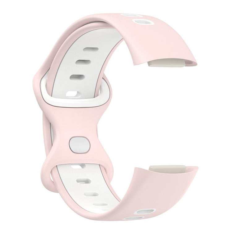 Rigtigt flot Fitbit Charge 5 Silikone Rem - Pink#serie_9