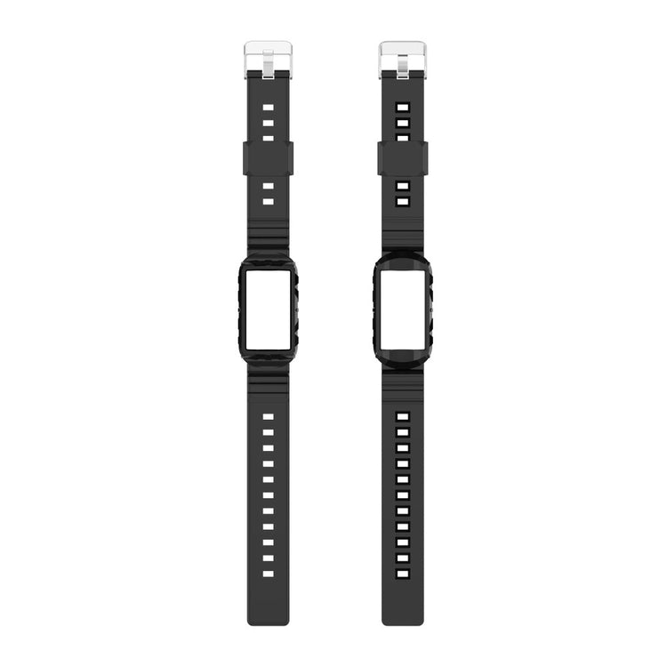 Vildt nydelig Universal Fitbit Silikone Rem - Sort#serie_1