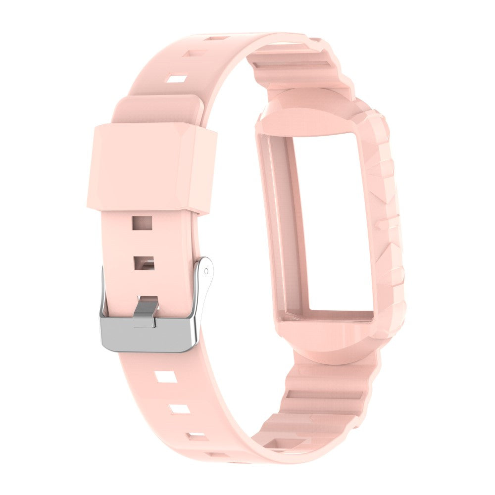 Vildt nydelig Universal Fitbit Silikone Rem - Pink#serie_7