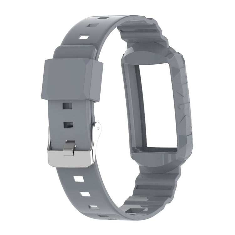 Vildt nydelig Universal Fitbit Silikone Rem - Sølv#serie_8