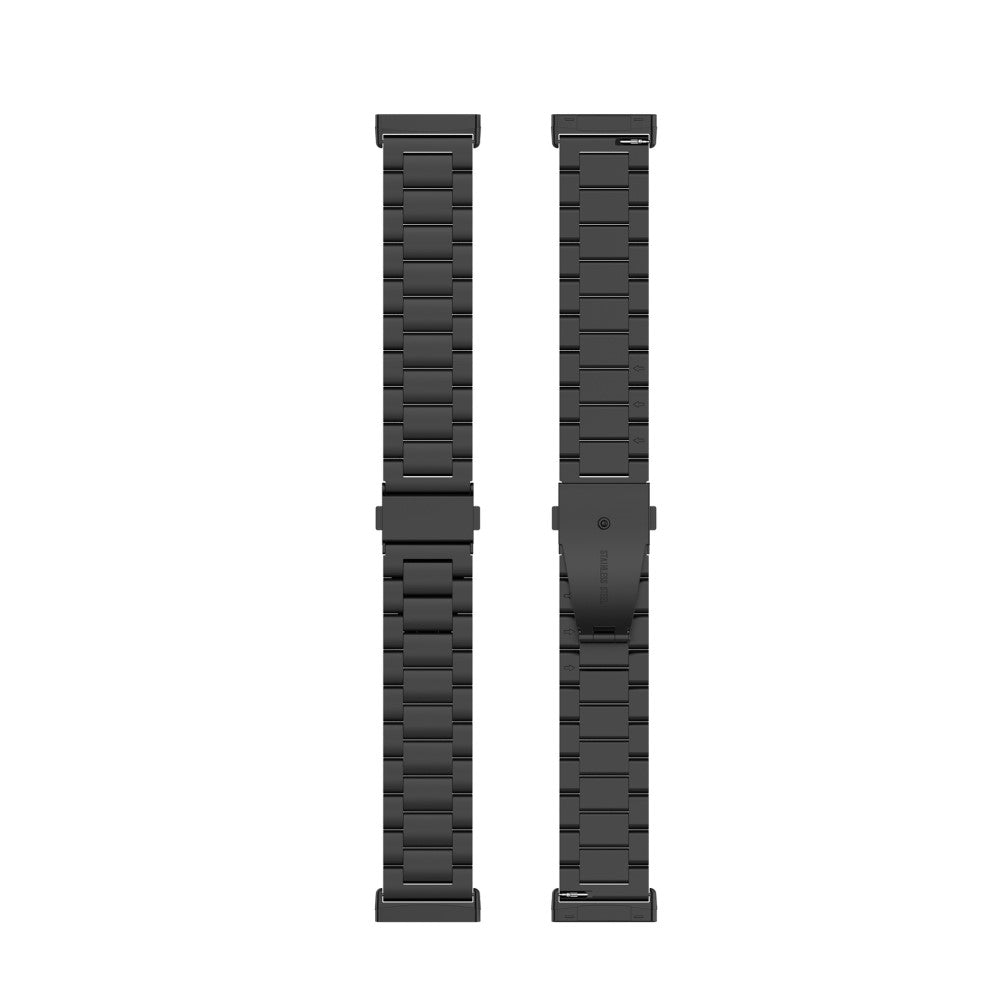 Meget pænt Universal Fitbit Metal Rem - Sort#serie_1