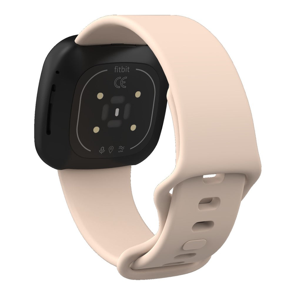 Rigtigt sejt Universal Fitbit Silikone Rem - Størrelse: S - Pink#serie_4