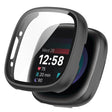 Mega Nice Fitbit Sense 2 / Fitbit Versa 4 Coque avec protection d'écran en plastique et verre trempé.