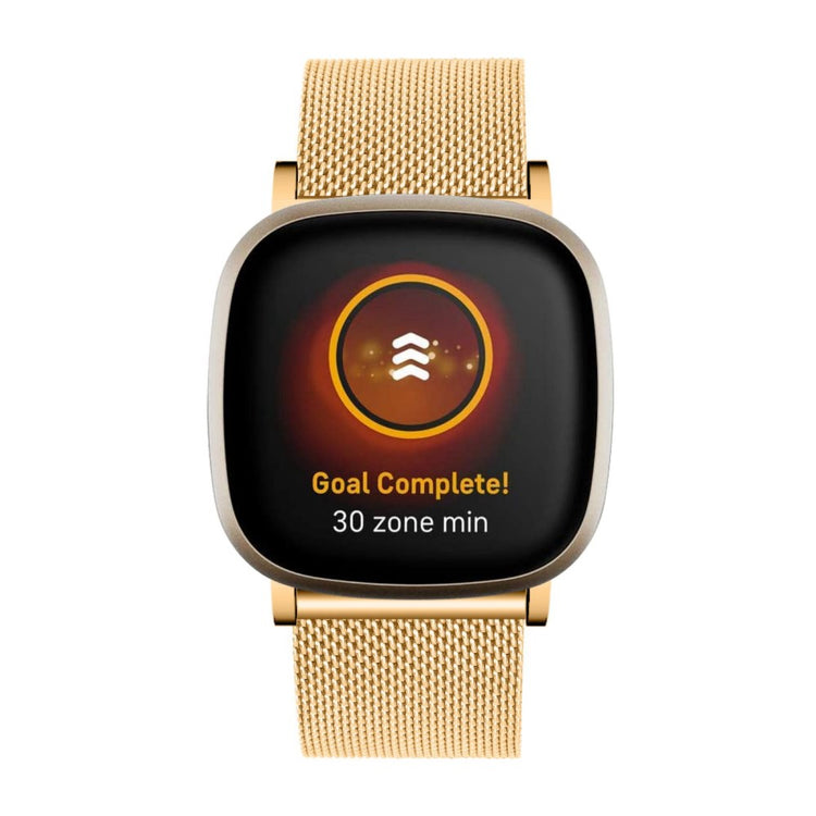 Vildt fed Fitbit Sense 2 / Fitbit Versa 4 Metal Rem - Guld#serie_1