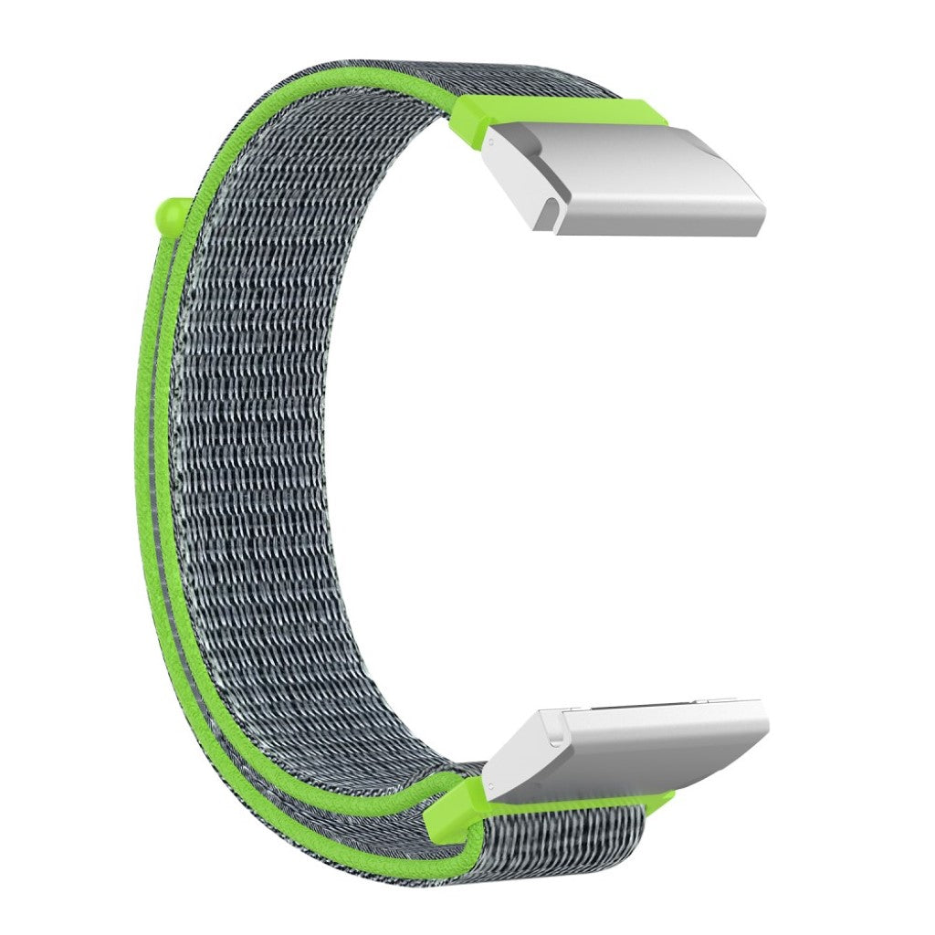 Nydelig Universal Garmin Nylon Rem - Sølv#serie_6