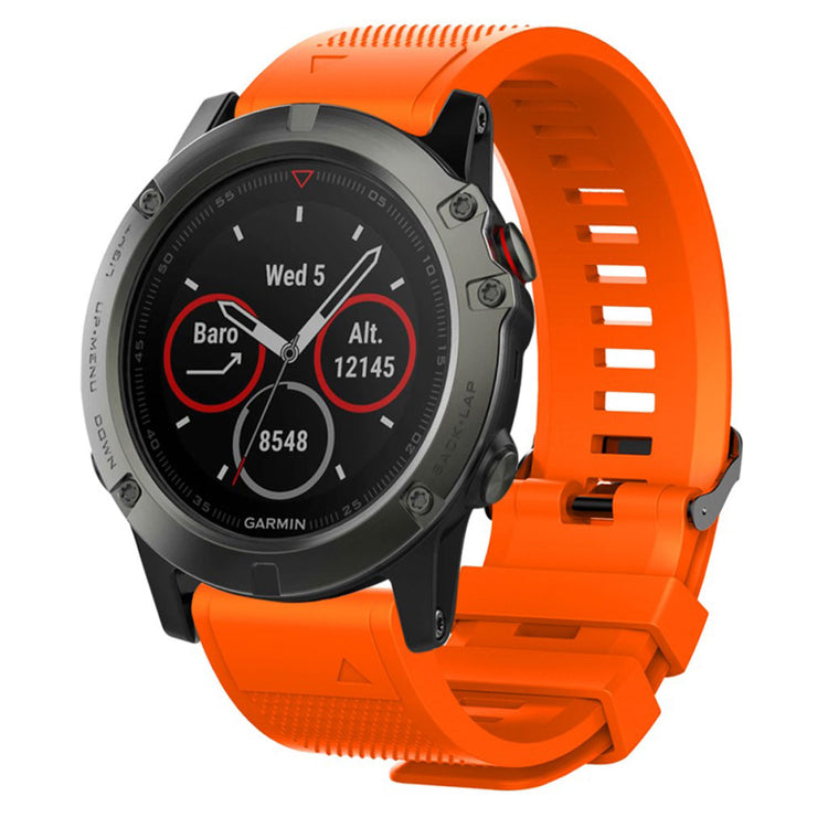 Supercool Universal Garmin Silikone Rem - Orange#serie_7