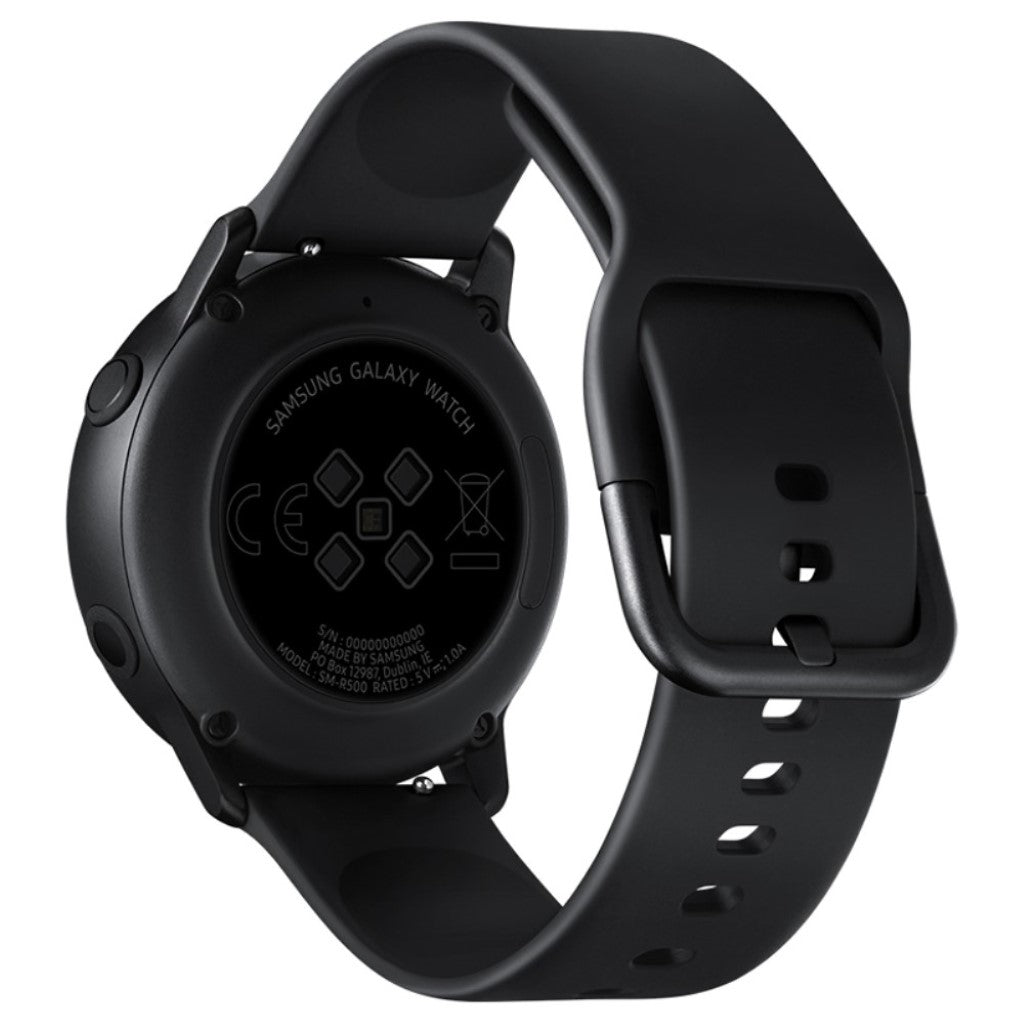 Helt vildt pænt Universal Garmin Silikone Rem - Sort#serie_1