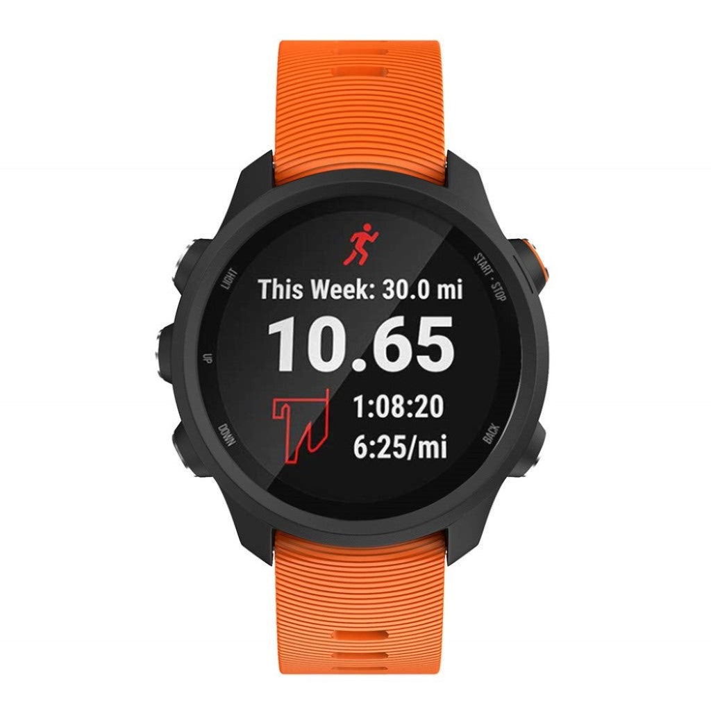 Mega smuk Universal Garmin Silikone Rem - Orange#serie_6