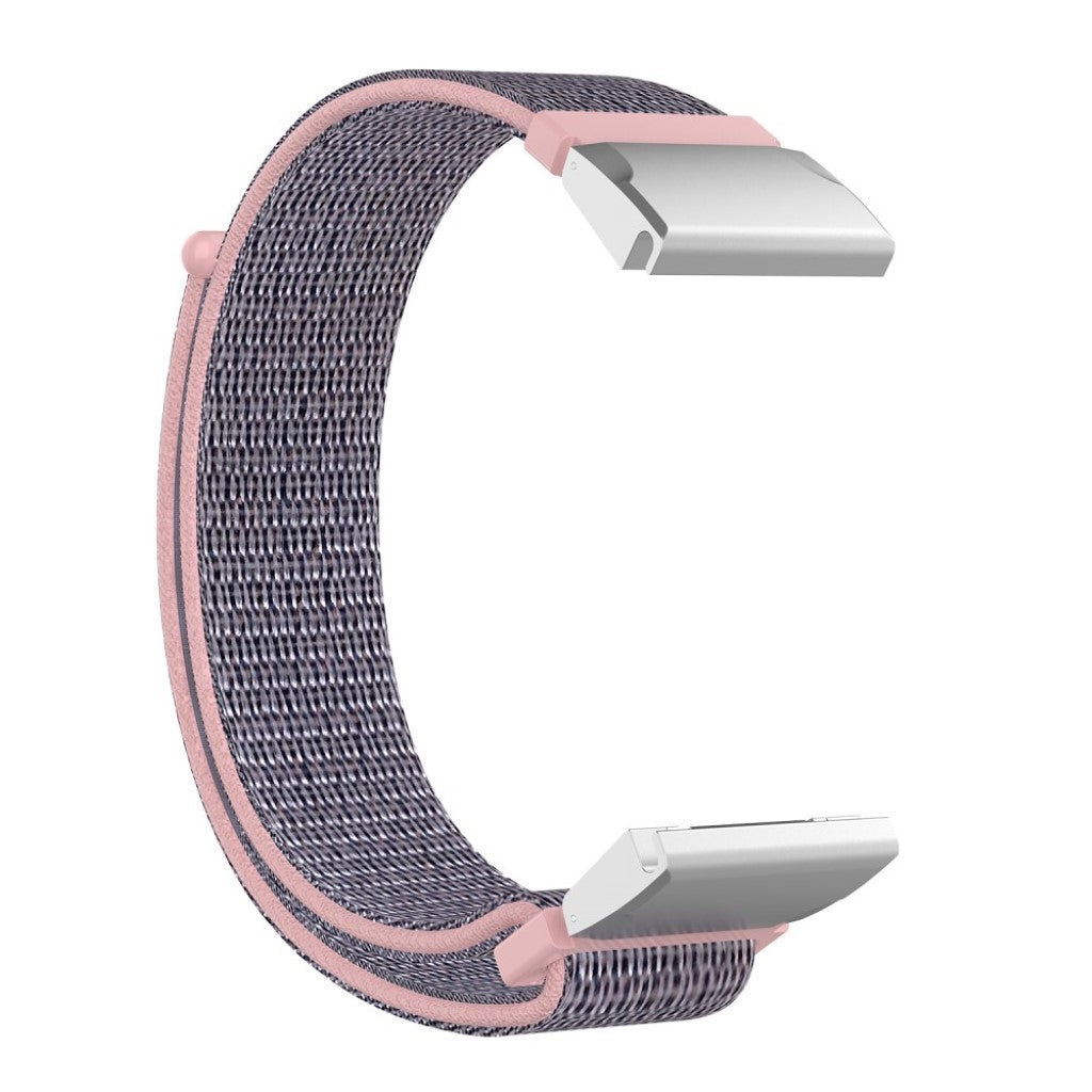 Fremragende Garmin Fenix 6 / Garmin Fenix 5 Nylon Rem - Blå#serie_3