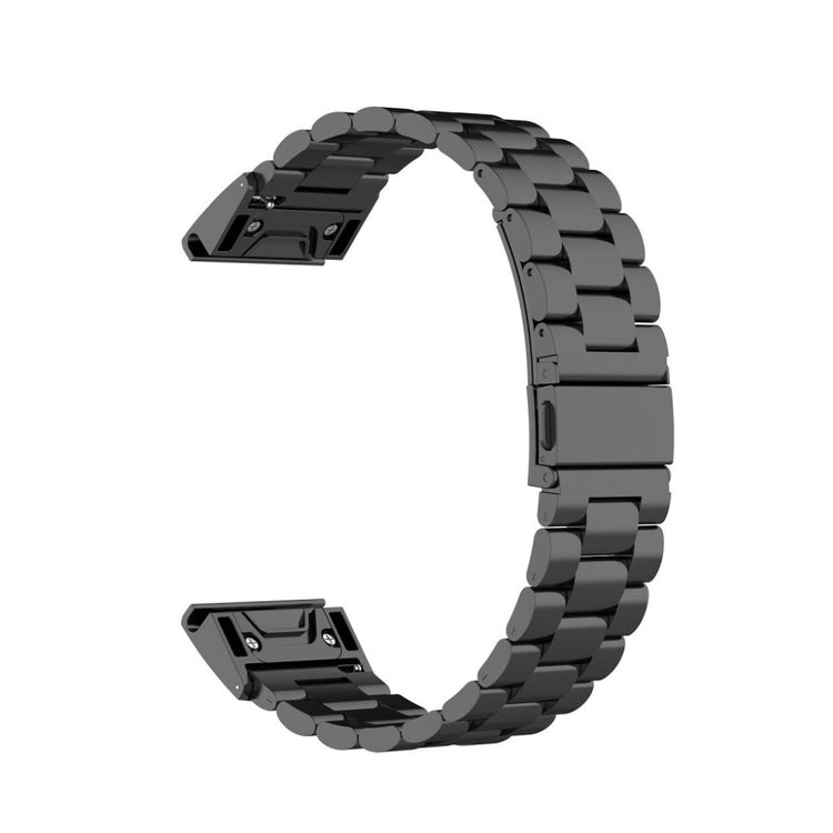 Helt vildt cool Garmin Fenix 5 Metal Rem - Sort#serie_1