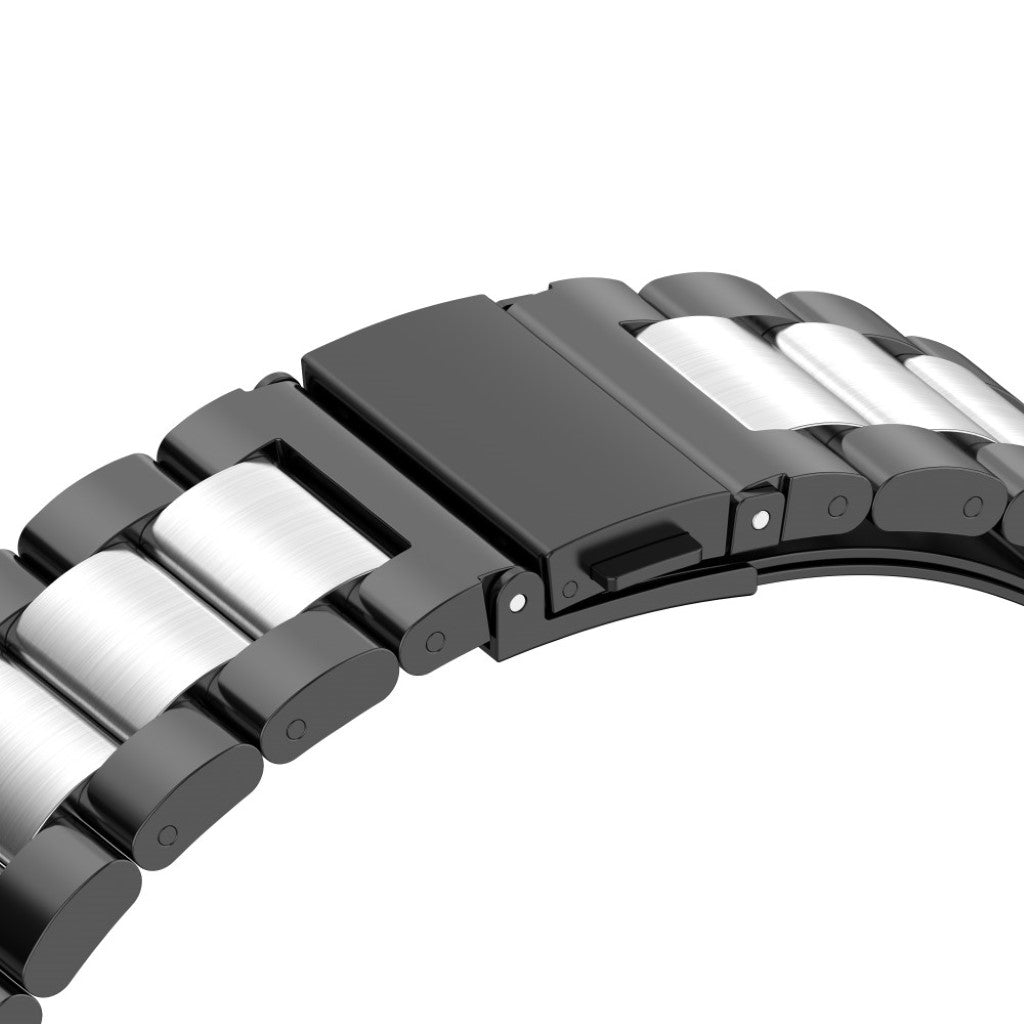 Mega komfortabel Universal Garmin Metal Rem - Sort#serie_2