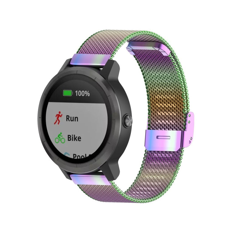 Rigtigt cool Universal Garmin Metal Rem - Flerfarvet#serie_3