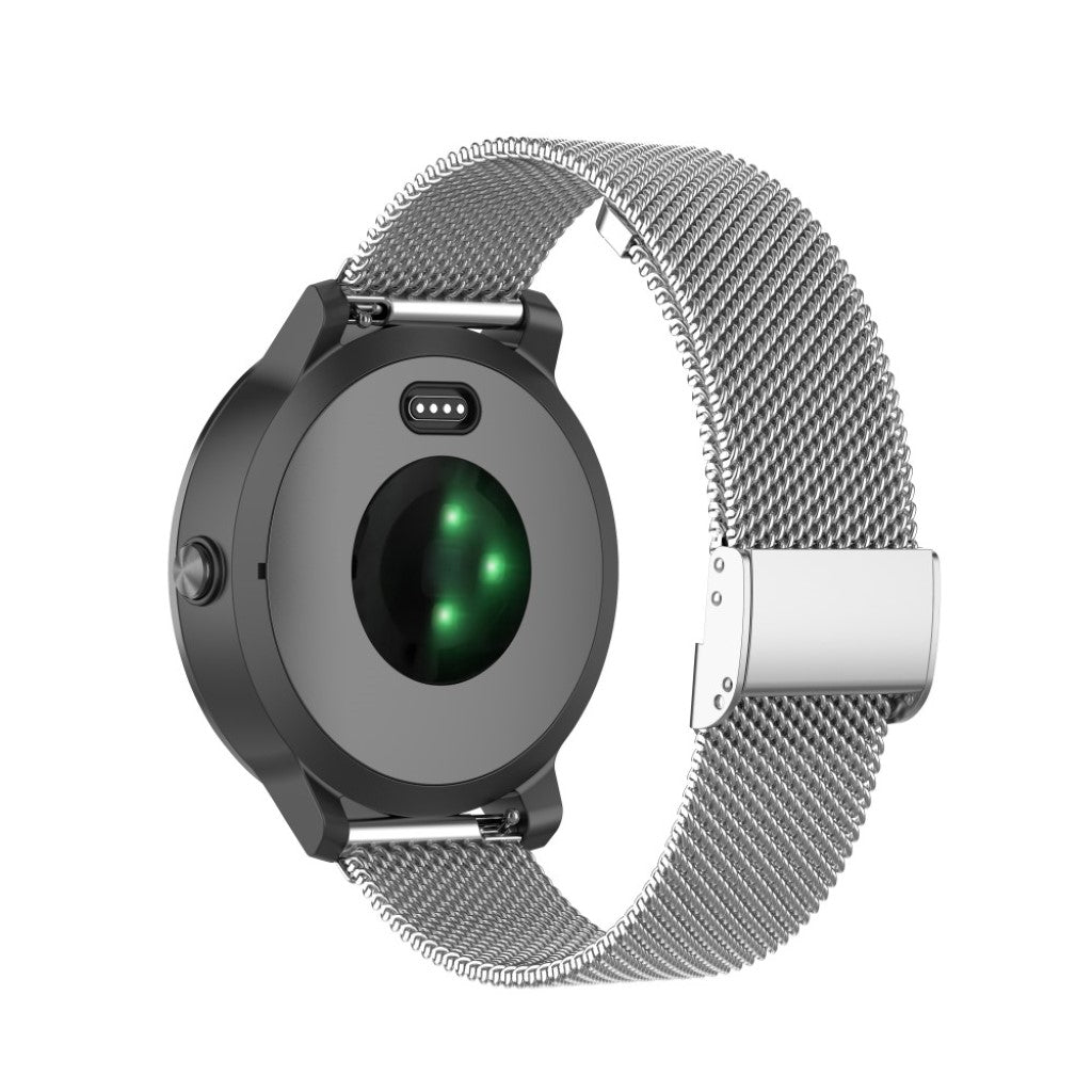 Rigtigt cool Universal Garmin Metal Rem - Sølv#serie_7