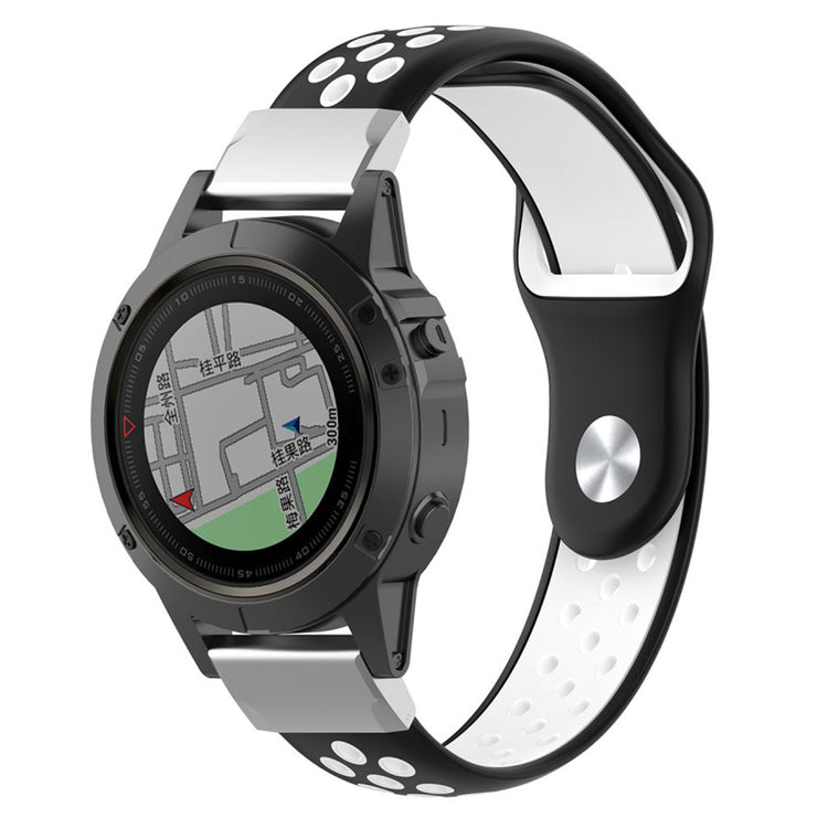 Mega fint Garmin Fenix 5X Silikone Rem - Flerfarvet#serie_2