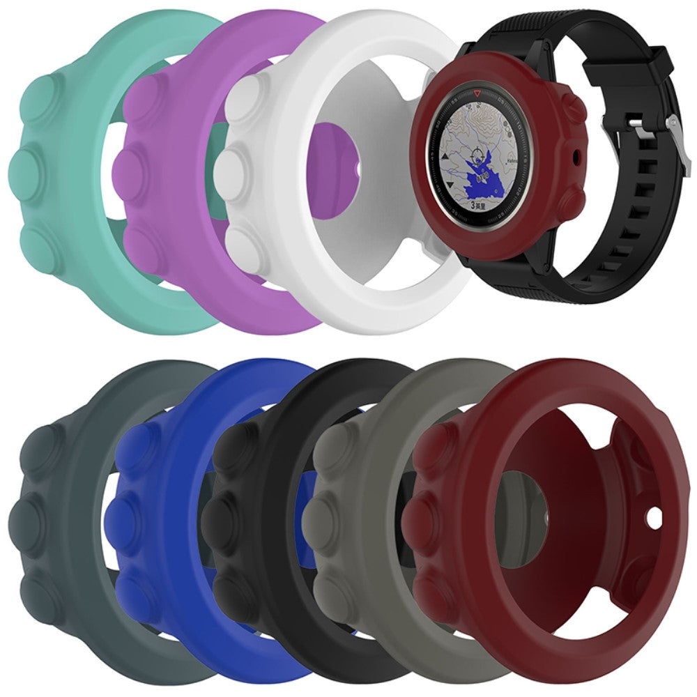 Garmin Fenix 5X / Garmin Fenix 5X Plus  Silikone Bumper  - Grøn#serie_7