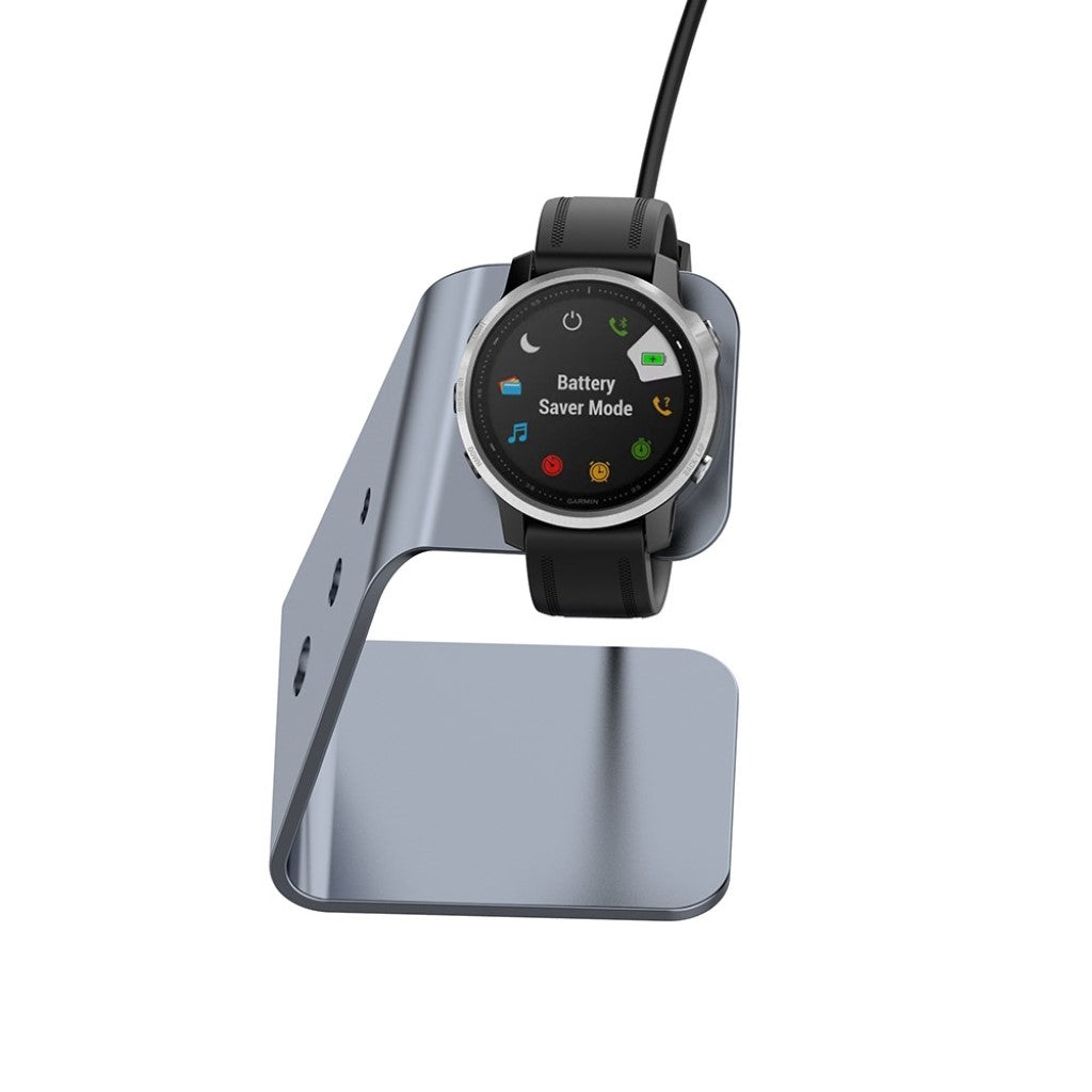 Metal Universal Garmin Ladestation - Sølv#serie_1