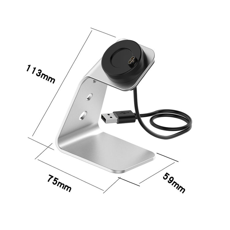 Metal Universal Garmin Ladestation - Sølv#serie_2