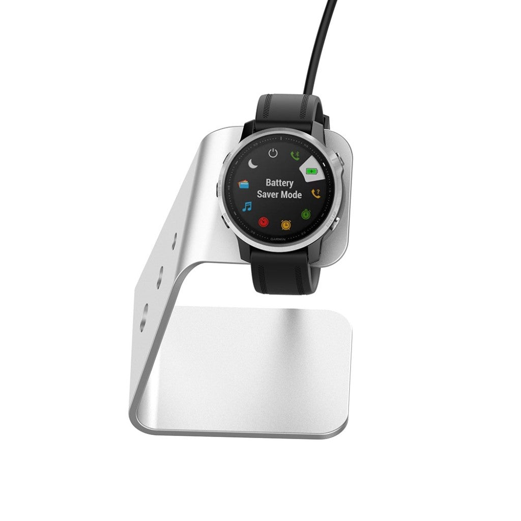 Metal Universal Garmin Ladestation - Sølv#serie_2