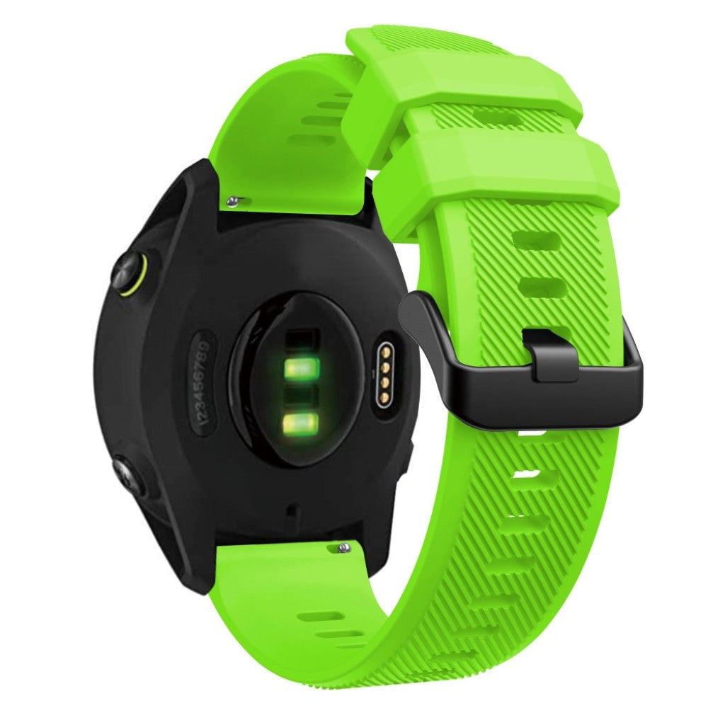 Meget fantastisk Garmin Forerunner 745 Silikone Rem - Grøn#serie_3