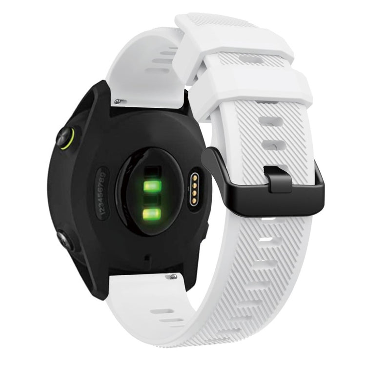 Meget fantastisk Garmin Forerunner 745 Silikone Rem - Hvid#serie_8