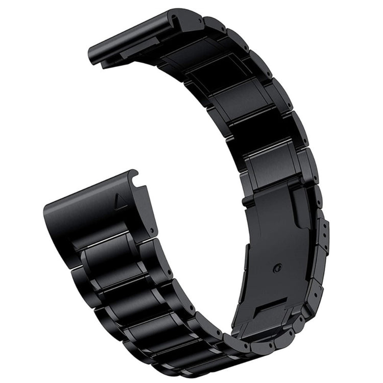 Super Holdbart Metal Universal Rem passer til Smartwatch - Sort#serie_1