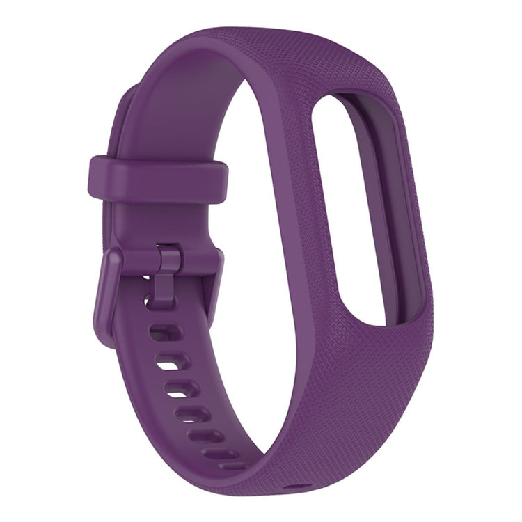 Mega flot Garmin Vivosmart 5 Silikone Rem - Lilla#serie_10