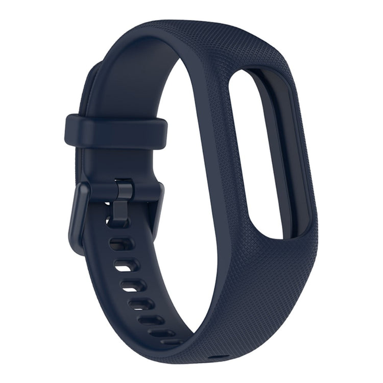 Mega flot Garmin Vivosmart 5 Silikone Rem - Blå#serie_4