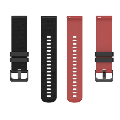 Mega fed Universal Garmin Silikone Urrem - Rød#serie_3