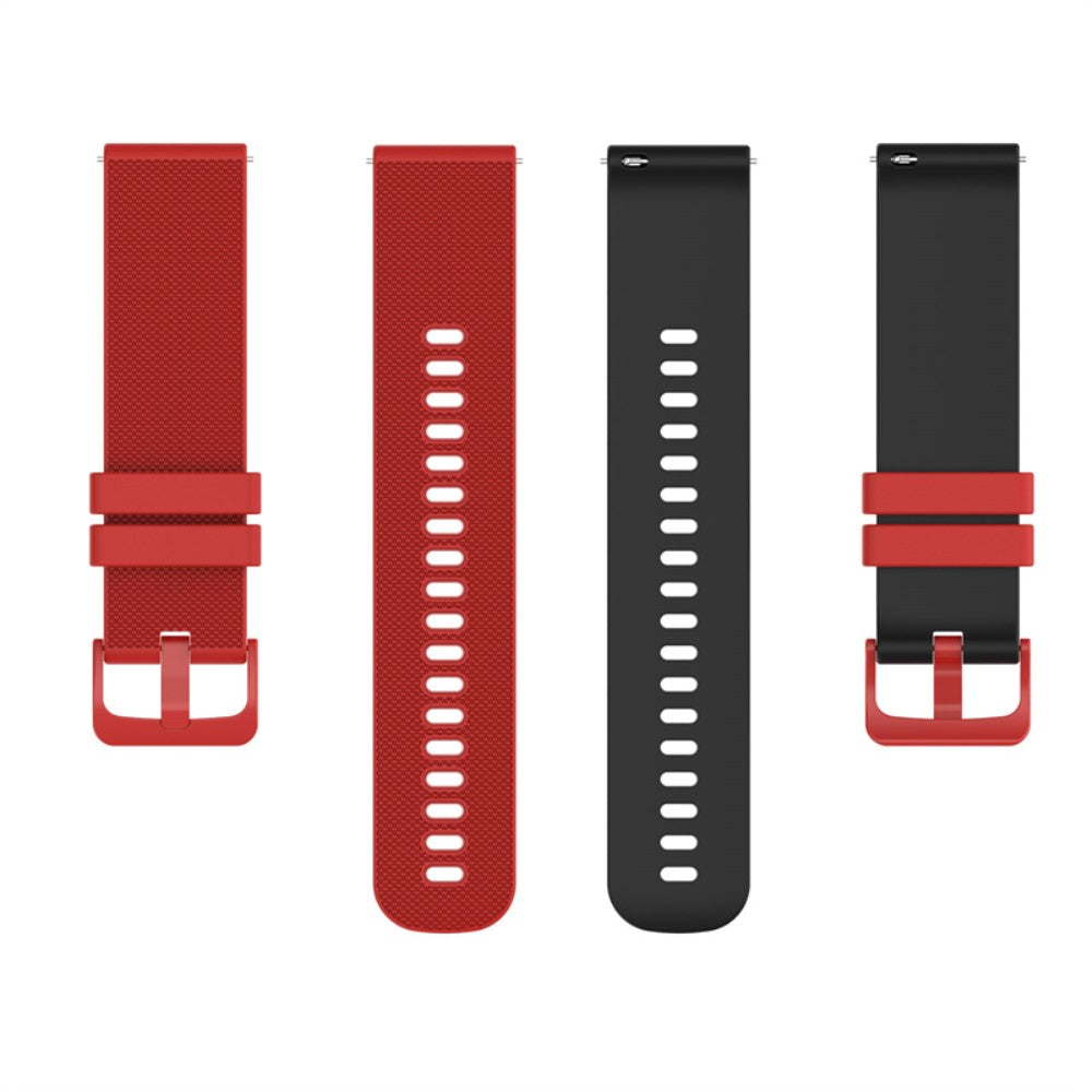 Mega fed Universal Garmin Silikone Urrem - Rød#serie_5
