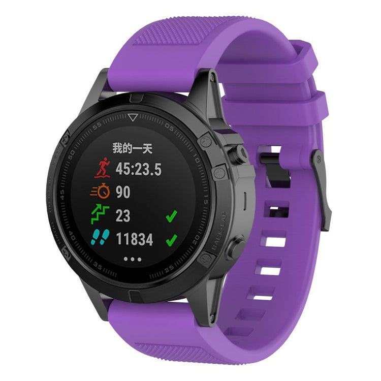 Fed Garmin Approach S60 Silikone Rem - Lilla#serie_1