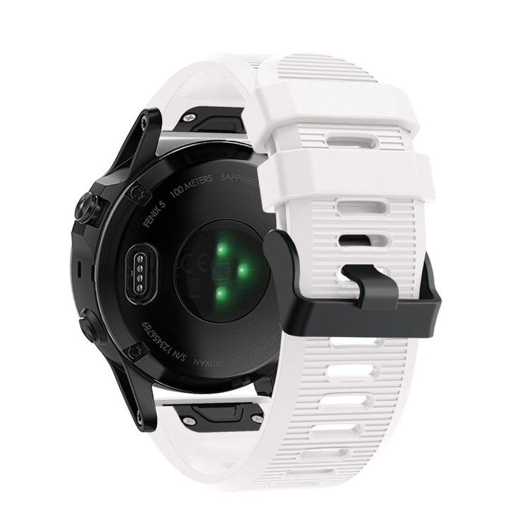 Super godt Garmin Fenix 5X Plus Silikone Rem - Hvid#serie_2