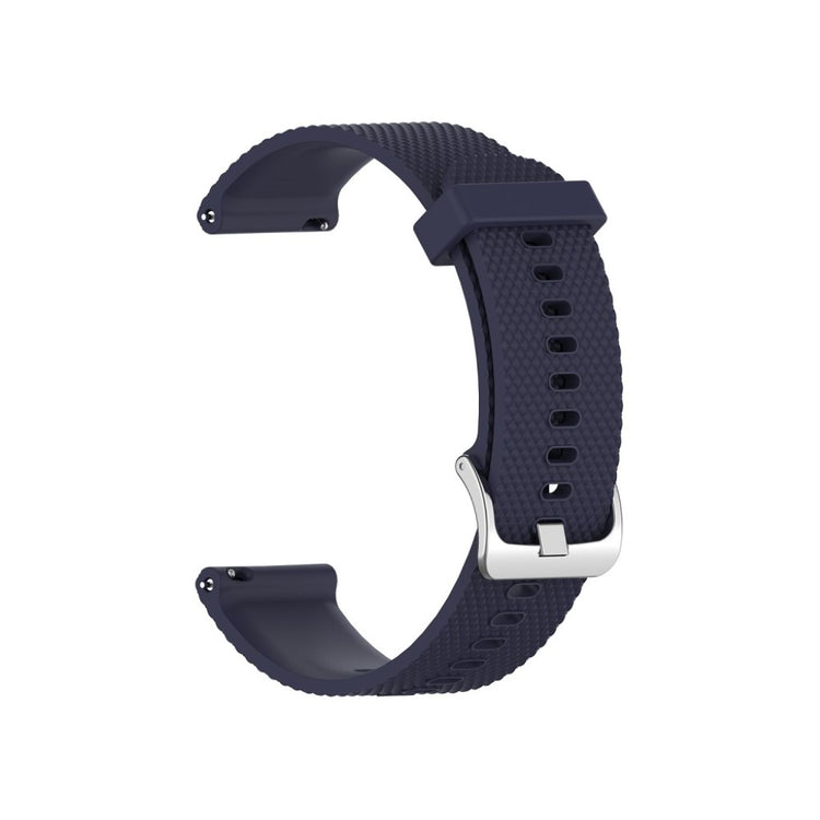 Meget cool Garmin Vivoactive 4 Silikone Rem - Blå#serie_8