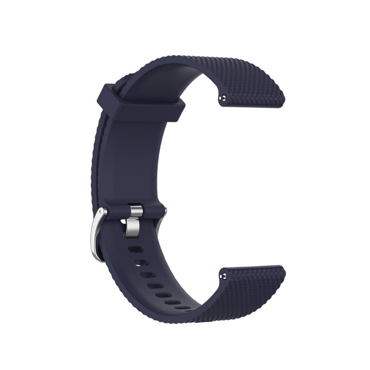 Meget cool Garmin Vivoactive 4 Silikone Rem - Blå#serie_8