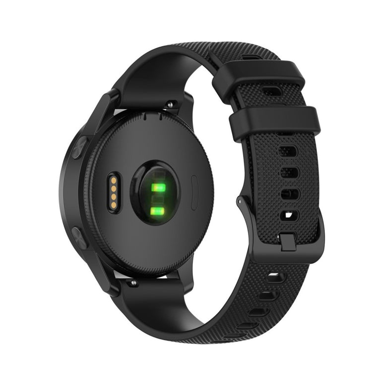 Kønt Garmin Vivoactive 4 Silikone Rem - Sort#serie_1