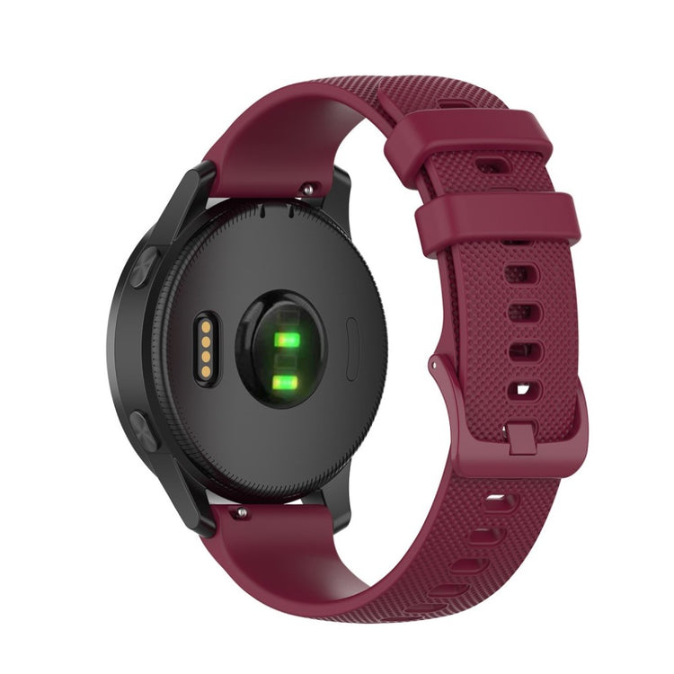 Kønt Garmin Vivoactive 4 Silikone Rem - Rød#serie_4