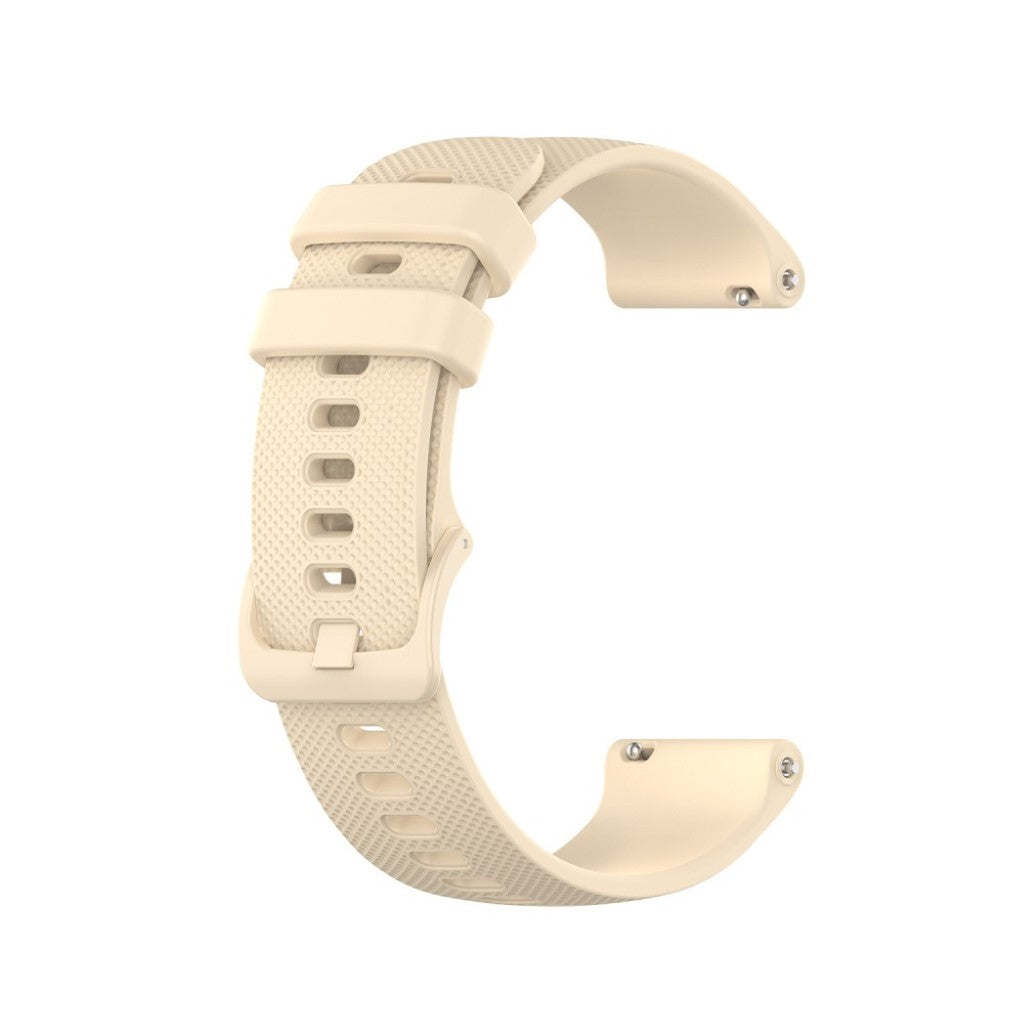 Kønt Garmin Vivoactive 4 Silikone Rem - Beige#serie_6