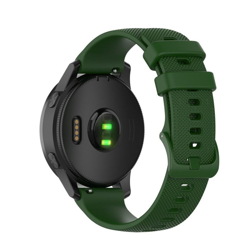 Kønt Garmin Vivoactive 4 Silikone Rem - Grøn#serie_8