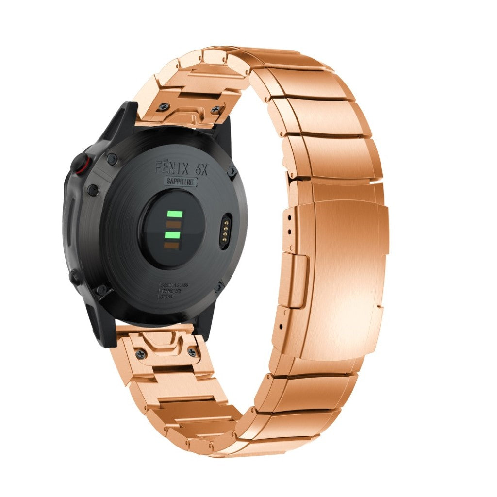 Mega flot Garmin Fenix 6X Metal Rem - Pink#serie_2